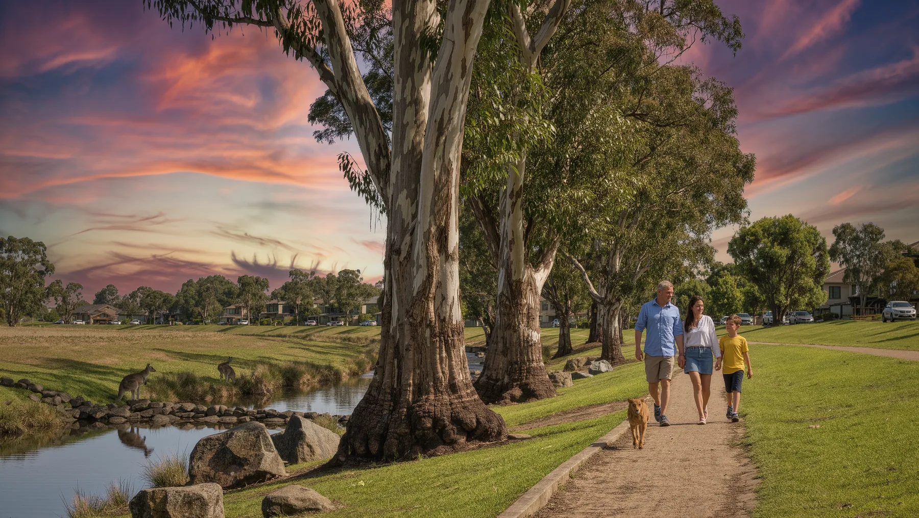 Merri Creek parkland corridor near Epping